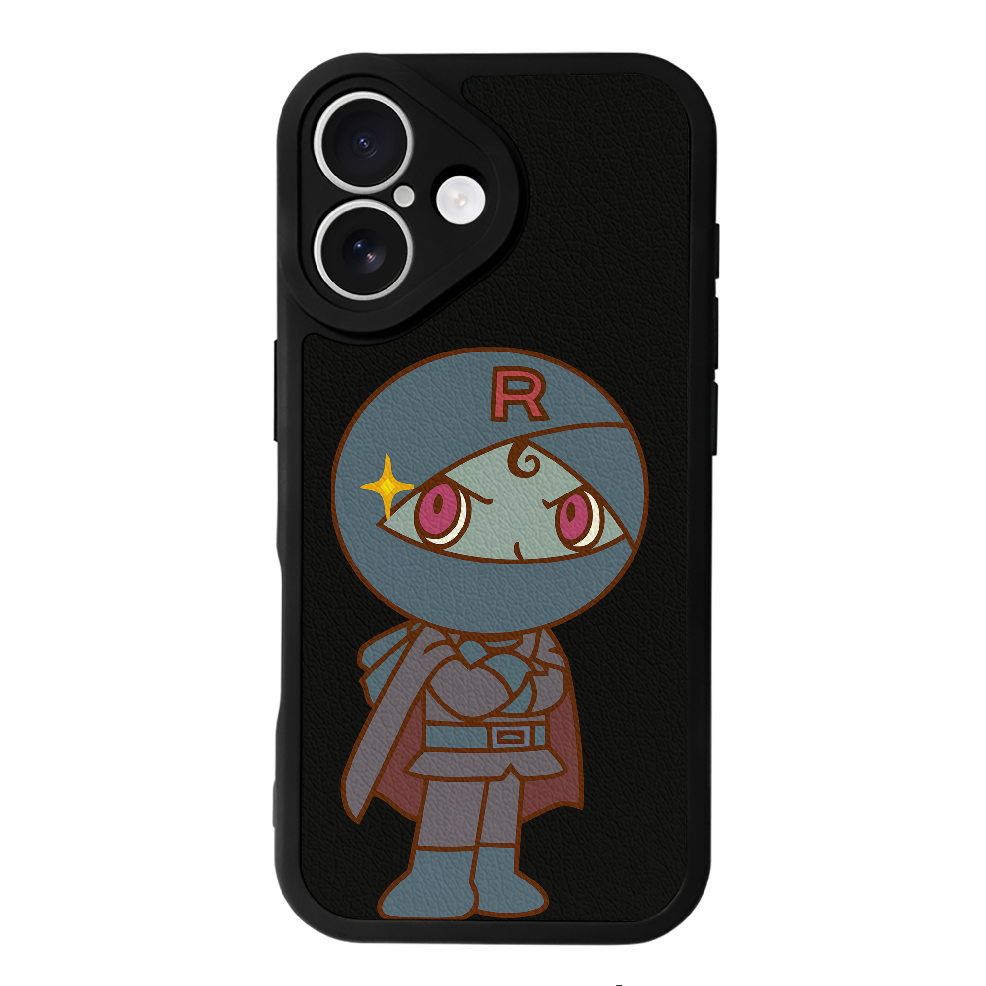 （画像用） アンパンマン Anpanman 【iPhone 16シリーズ対応】シリコンスマホケース（レザー調） 材質：シリコン